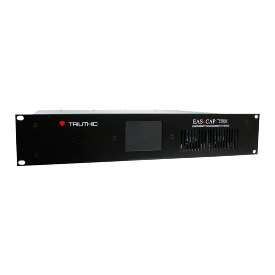Trilithic EASyCAP C5020 Operation Manual