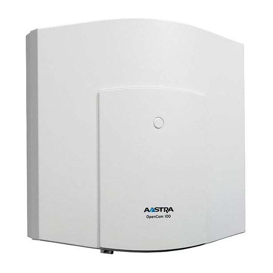 Aastra OpenCom 100 Series Short Installation Manual