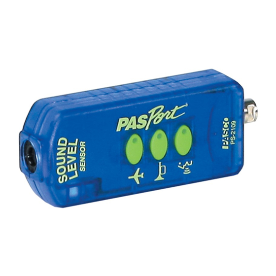 PASCO Pasport PS-2109 Instruction Sheet