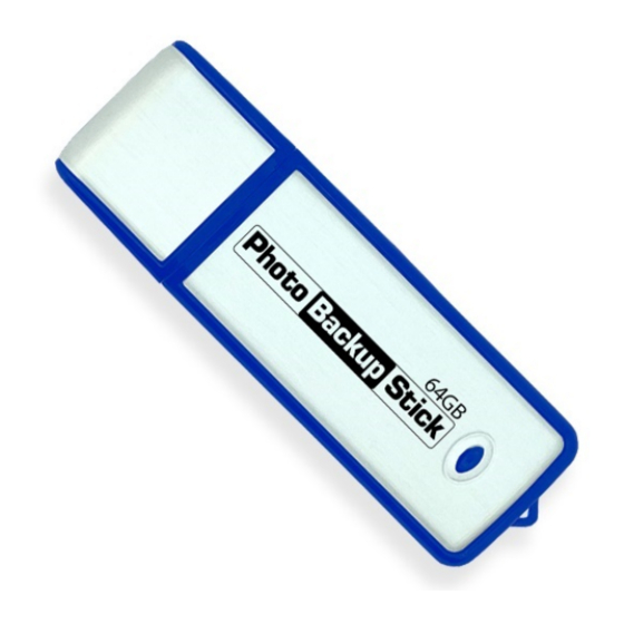 Paraben Photo Backup Stick Universal Quick Start Manual
