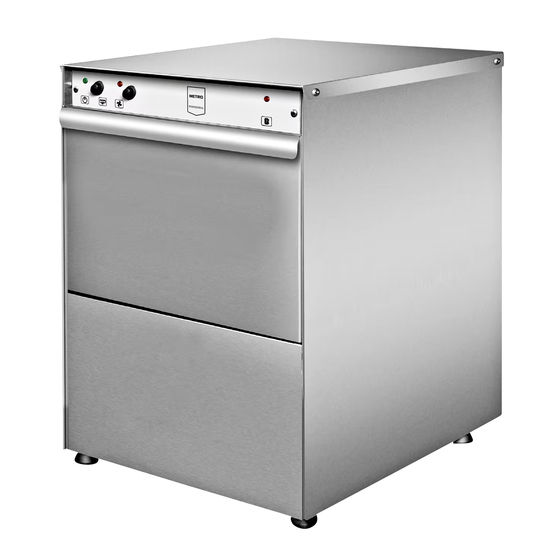 Horeca Select GGW1001 Instruction Manual