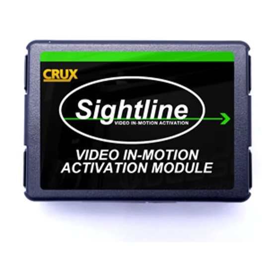 Crux Sightline VIMMB-85N Manual