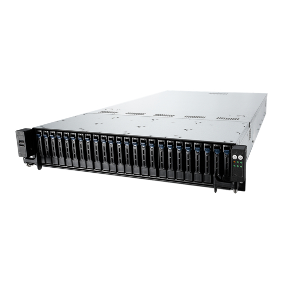 Asus RS720-E9-RS24-E 2U Rackmount Server Manuals