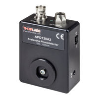 Thorlabs APD130 Series Operation Manual