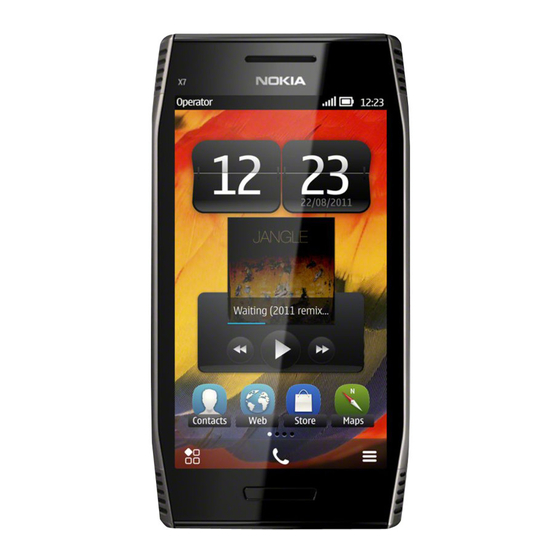 Nokia X7 User Manual