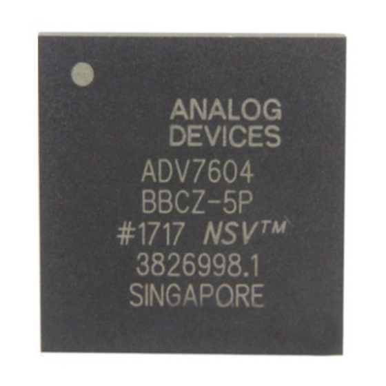 Analog Devices Advantiv ADV7604 Hardware Manual