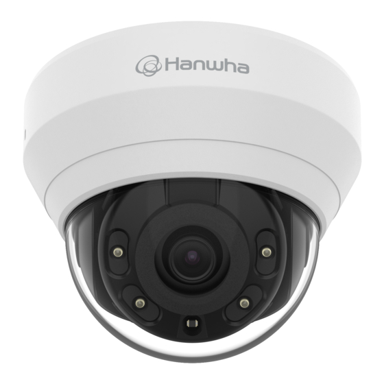 Hanwha Vision QND-7012R Quick Manual