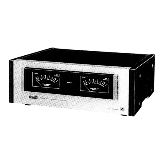 Denon POA-3000 Service Manual
