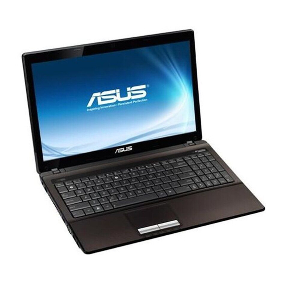 Asus K53U Manuel D'utilisation