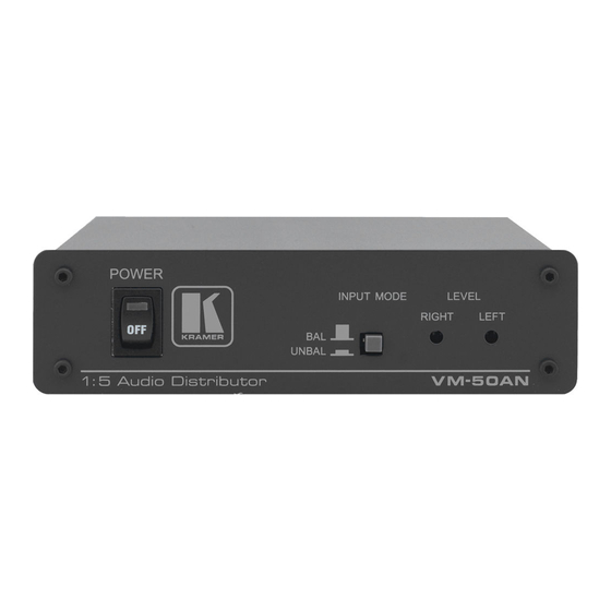 Kramer VM-50AN User Manual