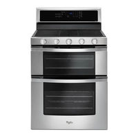 Whirlpool ELECTRIC DOUBLE OVEN RANGE User Instructions