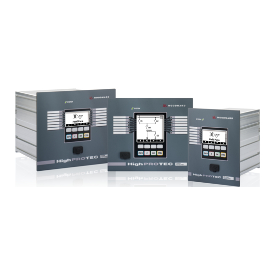 Woodward HighProTec Series Relays Manuals
