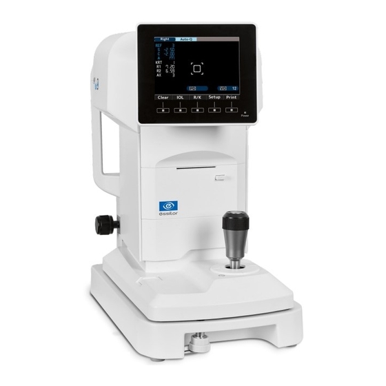 Essilor AKR 550 Maintenance Manual