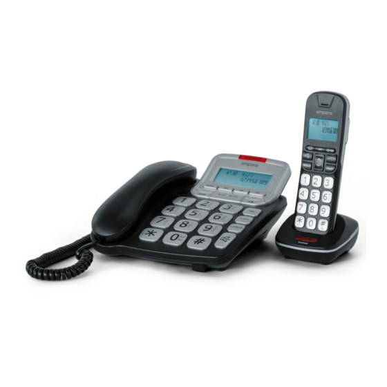 User Manuals: EMPORIA GD61ABB-UK Amplified Home Phone