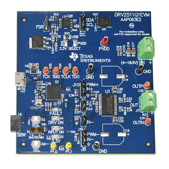 Texas Instruments DRV2511Q1EVM User Manual