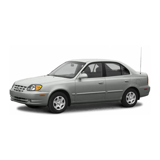 Hyundai 2005 Accent Manuals