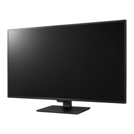 User Manuals: LG 43UN700 4K UHD Monitor