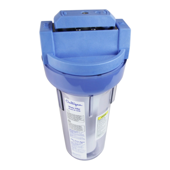 Culligan HF-360B Installation And Operating Instructions Manual