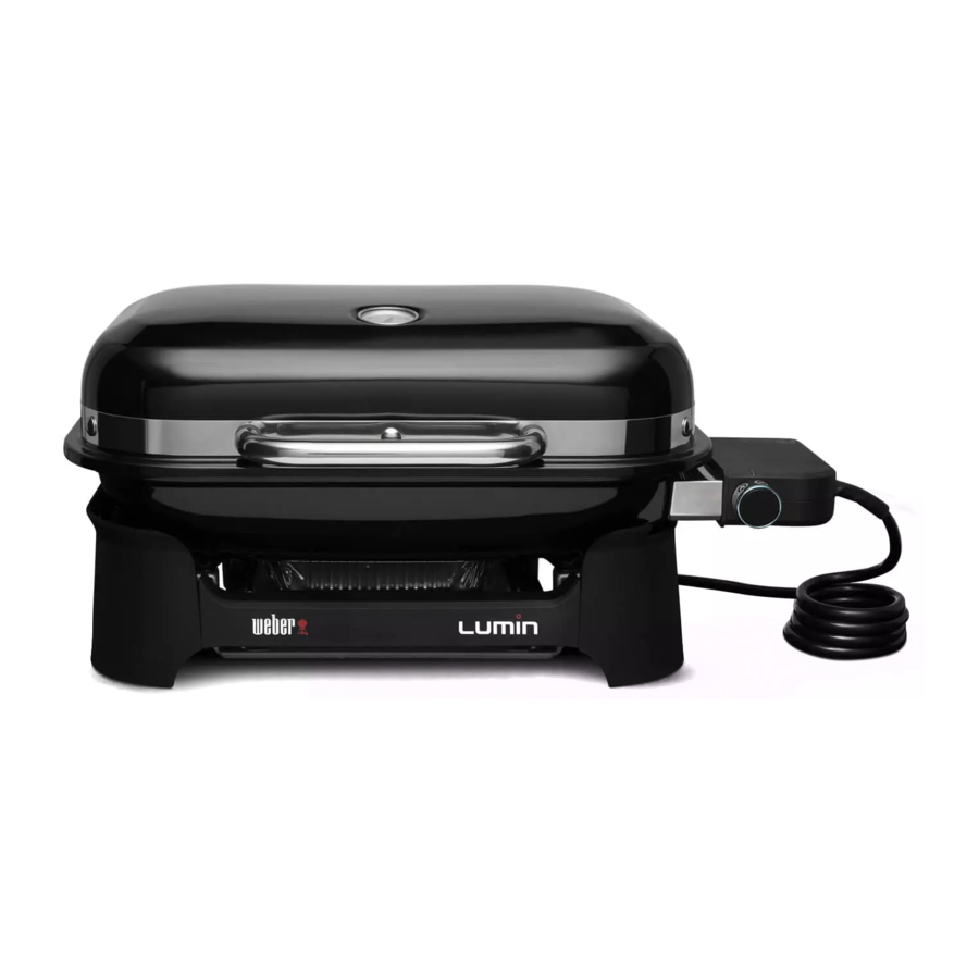 Weber LUMIN, LUMIN COMPACT - Electric Grill Manual