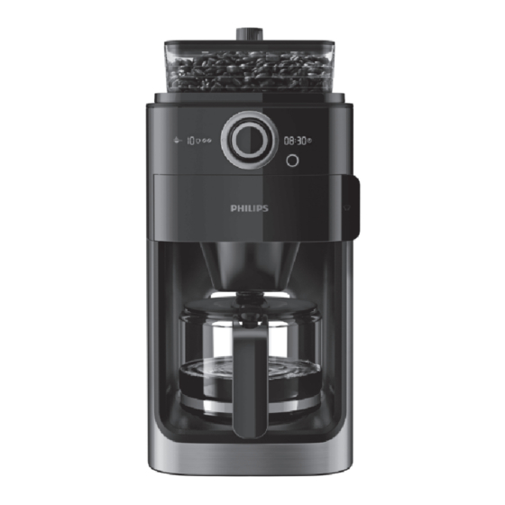 Philips Grind & Brew HD7768/70 Manuals