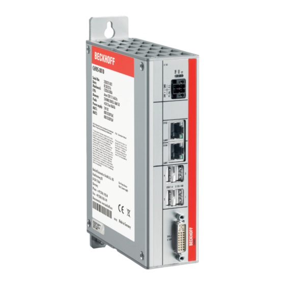 Beckhoff C6905 Manual