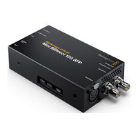 Blackmagicdesign 2110 IP Mini BiDirect 12G Installation And Operation Manual