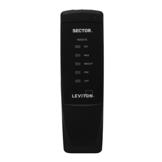 Leviton Sector SHH00-000 Specifications
