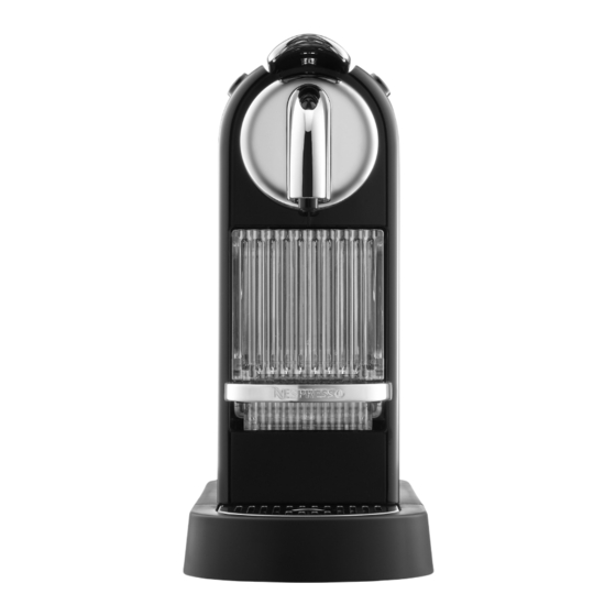 Nespresso CITIZ D111 Manual