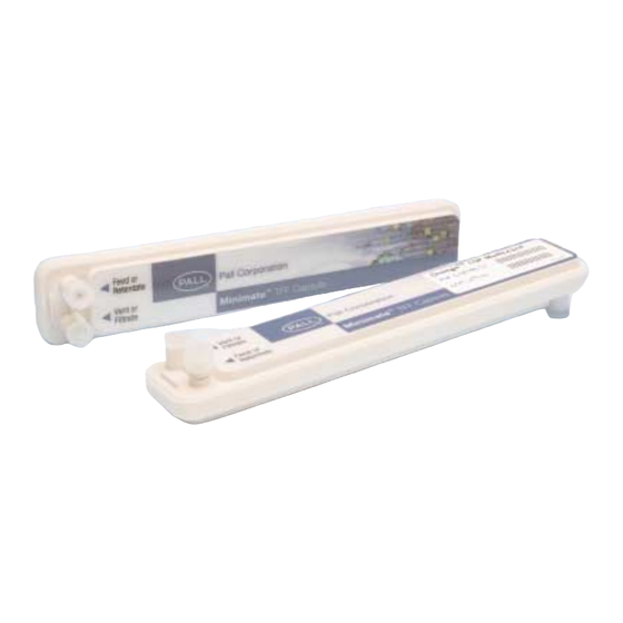 Pall Minimate OAD65C12 Care And Use