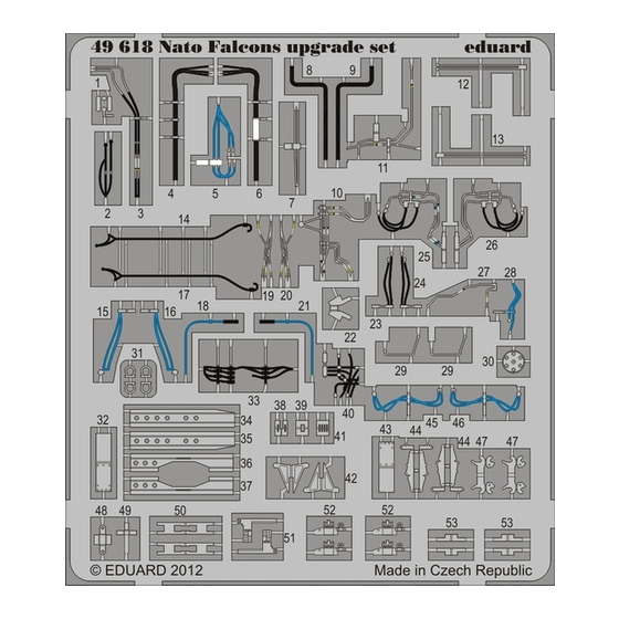 Eduard Nato Falcons upgrade set Quick Start Manual