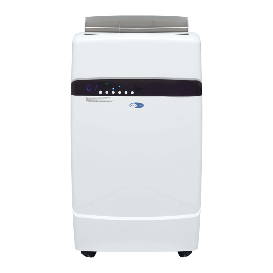 Whynter ARC-12SDH - AIR CONDITIONER Manual