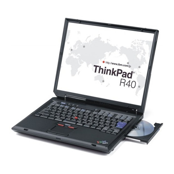 IBM ThinkPad R40 2681 Manuals