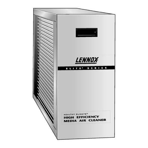 Lennox Healthy Climate PMAC-20C Owner's Manual