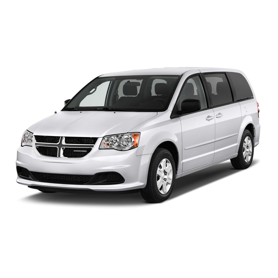 Dodge Grand Caravan 2014 Owner's Manual