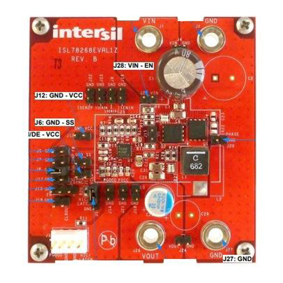 Intersil ISL78268EVAL1Z User Manual