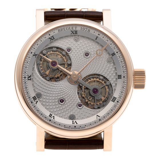 Breguet CLASSIQUE Instructions For Use Manual