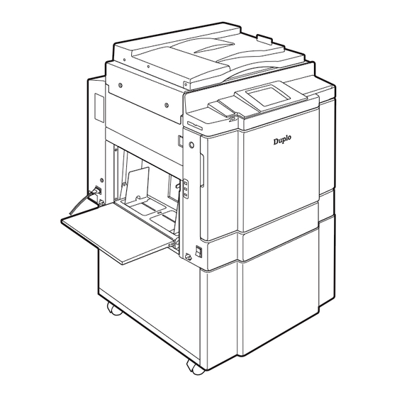Duplo DP-440 Instruction Manual