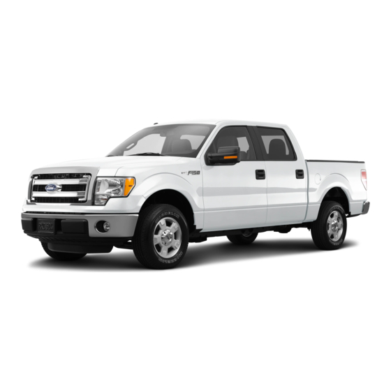 Ford F-150 2014 Quick Reference Manual