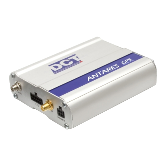 DCT Antares SB Manual