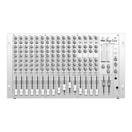 IMG STAGE LINE MMX-162 Instruction Manual