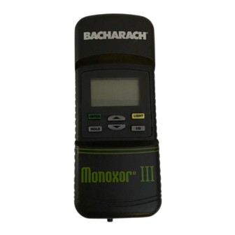 Bacharach 19-8104 Operation & Maintenance Manual
