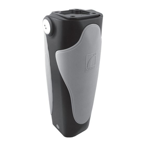 Ossur Mauch Knee Plus Instructions For Use Manual