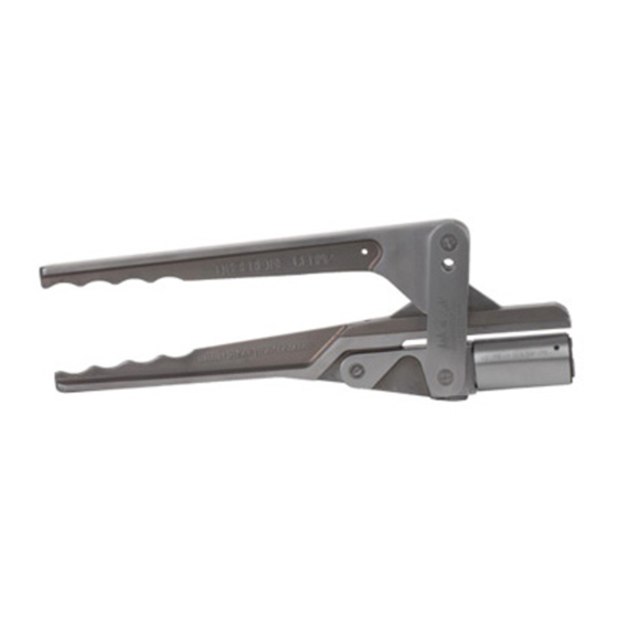 Timberline Tool TopSide Clamp TC1-S Instruction Manual