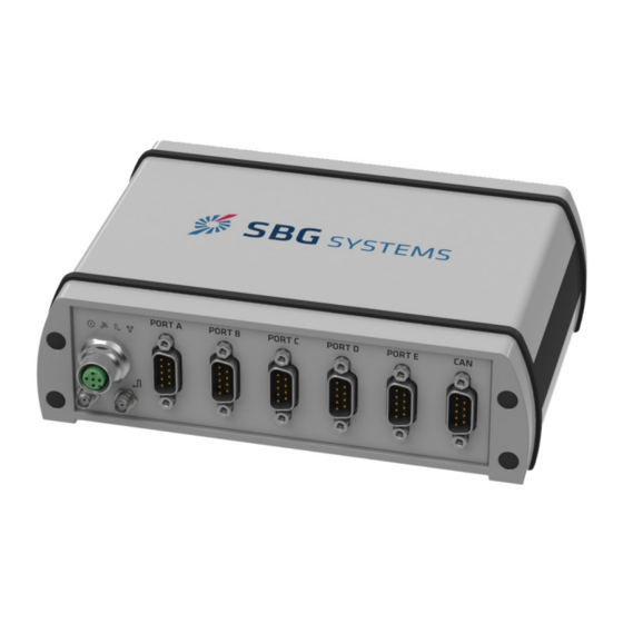 User Manuals: SBG Systems SplitBox Splitter GNSS