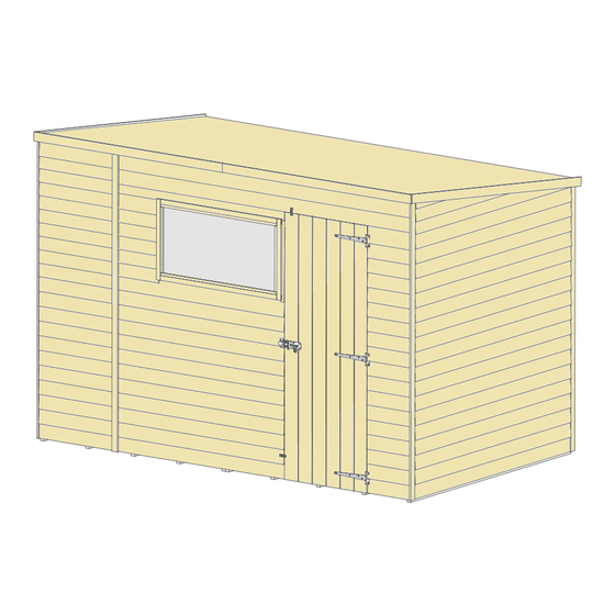 Mercia Garden Products 01OSBP1008SDFW-V1 Installation Instructions Manual