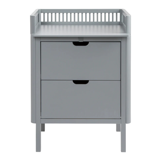 sebra Changing unit Assembly Instruction Manual