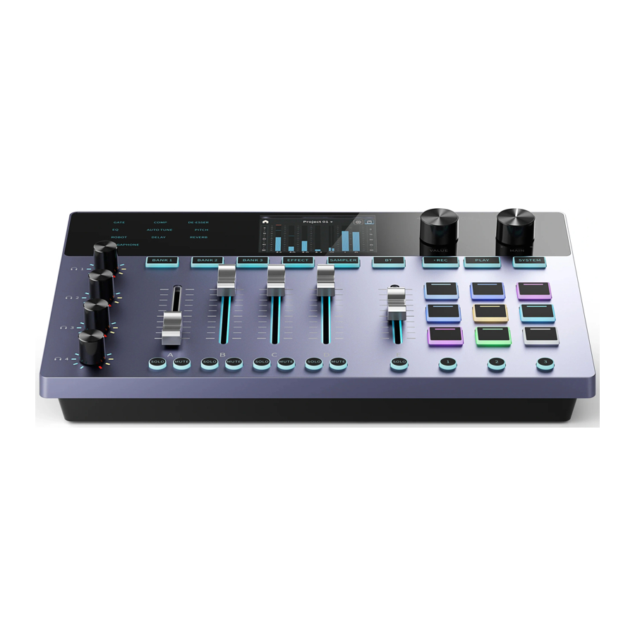 Donner PC-02 - Audio Workstation Manual