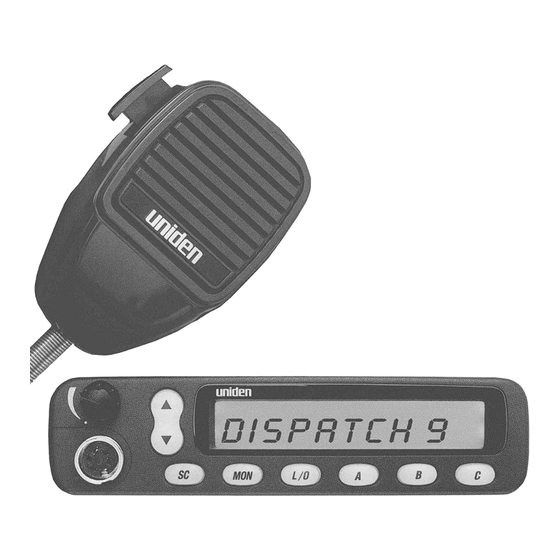 Uniden SMH250D User Manual