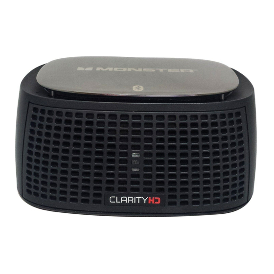 Monster Clarity HD 100 User Manual And Warranty Information