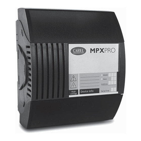 Carel MPXPRO User Manual